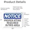 Signmission 7 in Height, 10 in Width, Vinyl Decal, Rectangle OS-2PACK-NS-D-710-L-16430 - alternate 4